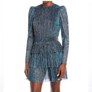 New Sabina Musayev Monique Dress Shimmering Sparkly Dress NWOT Large